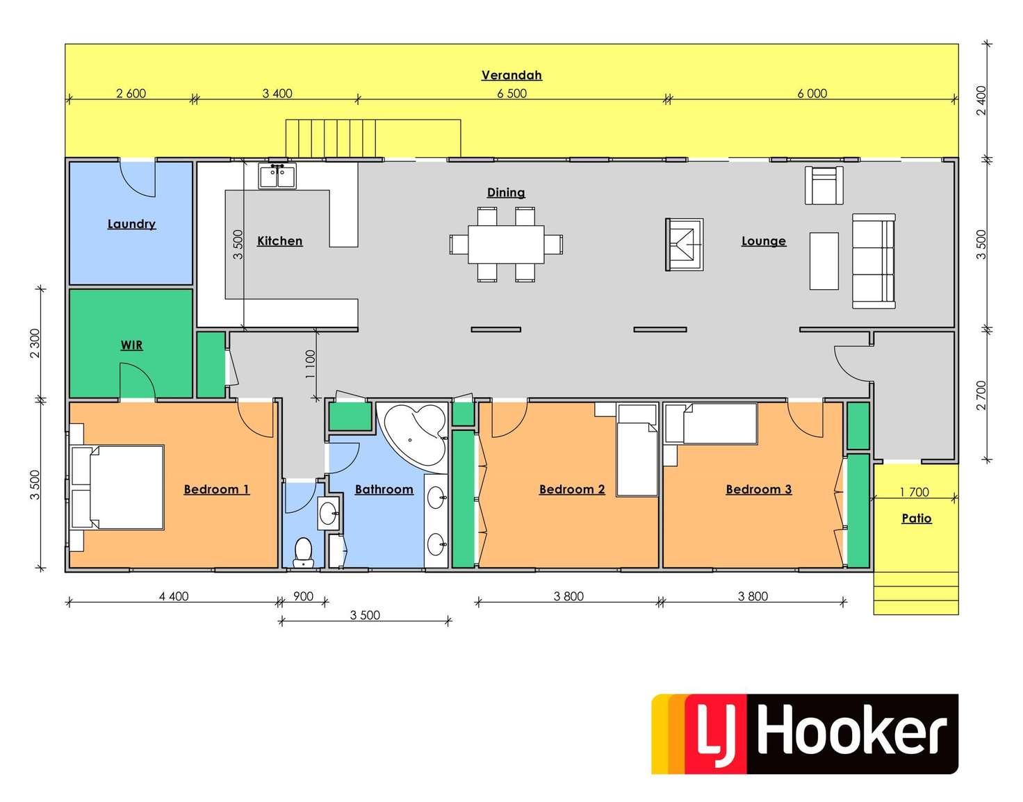 Floorplan of Homely acreageSemiRural listing, 13 Abbotts Falls Road, Wingham NSW 2429