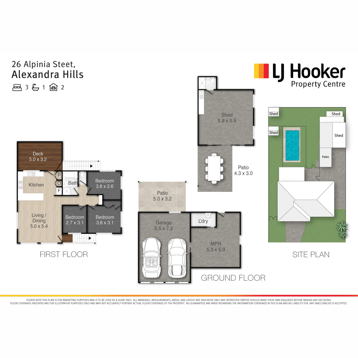 Floorplan of Homely house listing, 26 Alpinia Street, Alexandra Hills QLD 4161