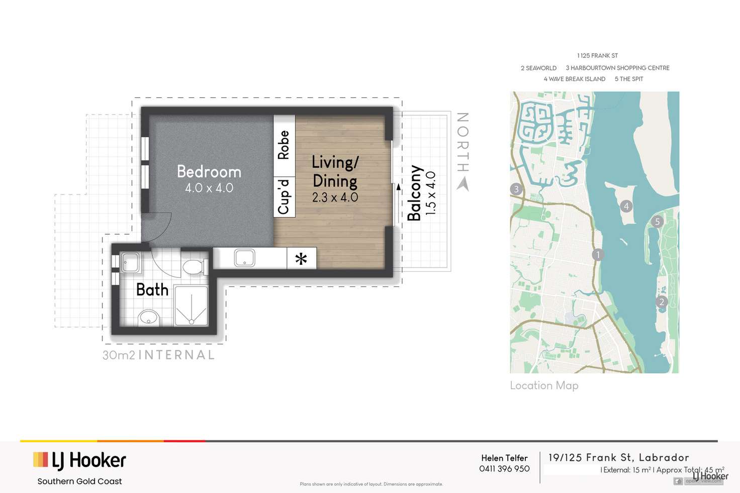 Floorplan of Homely unit listing, 19/125 Frank Street, Labrador QLD 4215