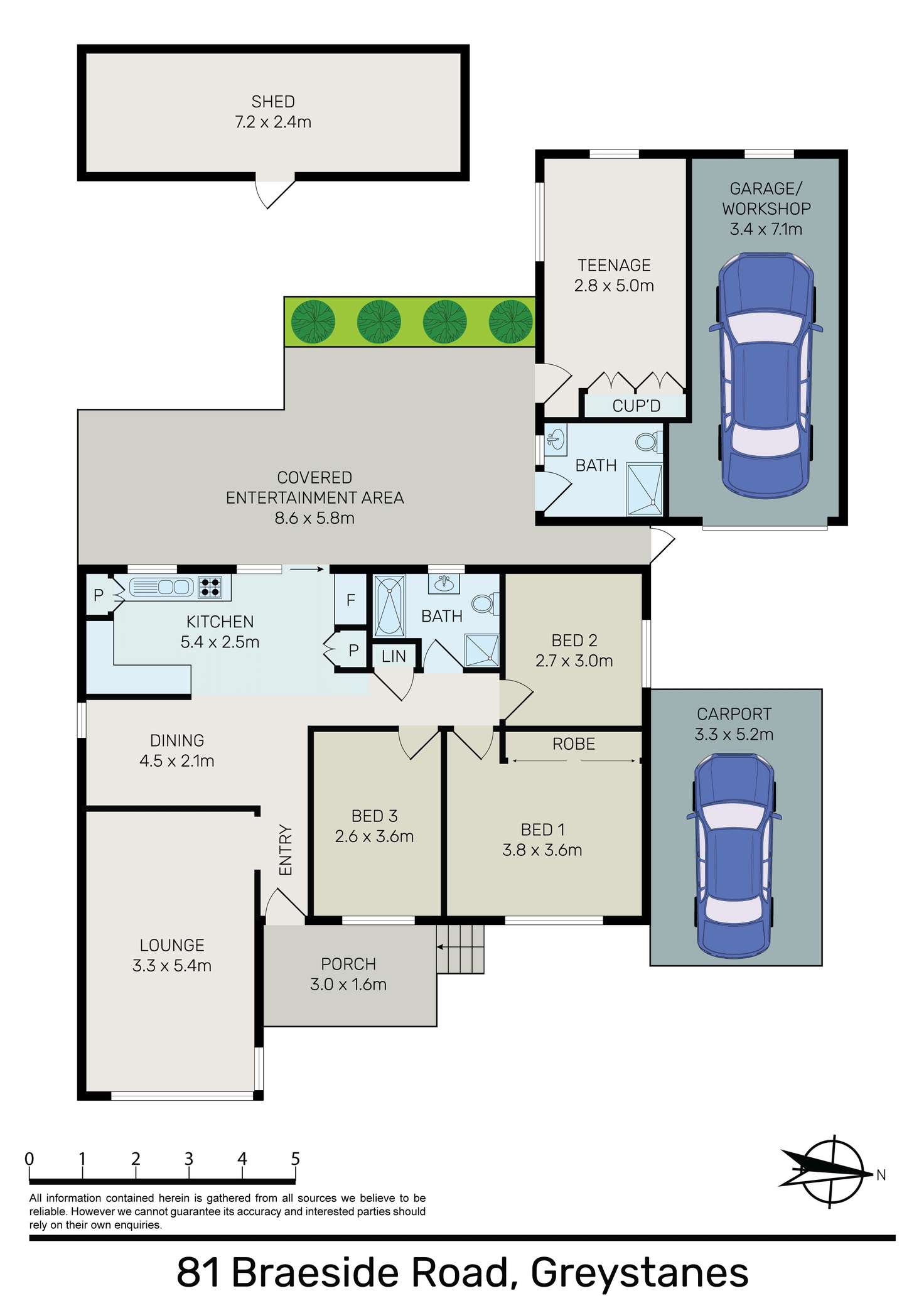 Floorplan of Homely house listing, 81 Braeside Road, Greystanes NSW 2145