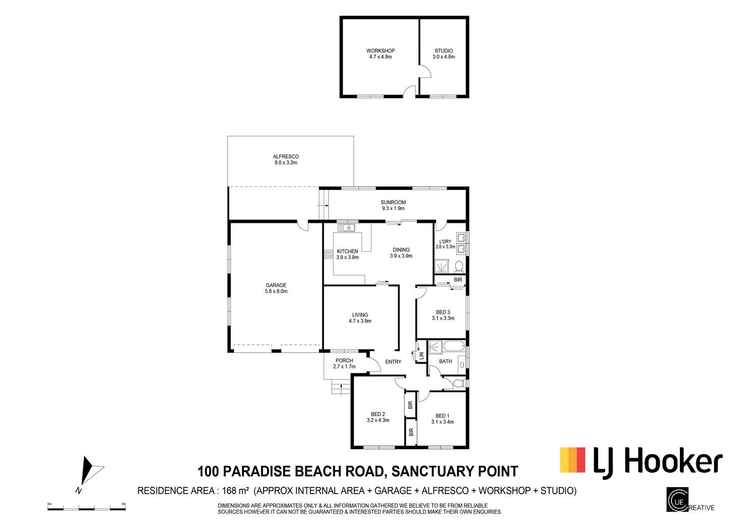 Floorplan of Homely house listing, 100 Paradise Beach Road, Sanctuary Point NSW 2540