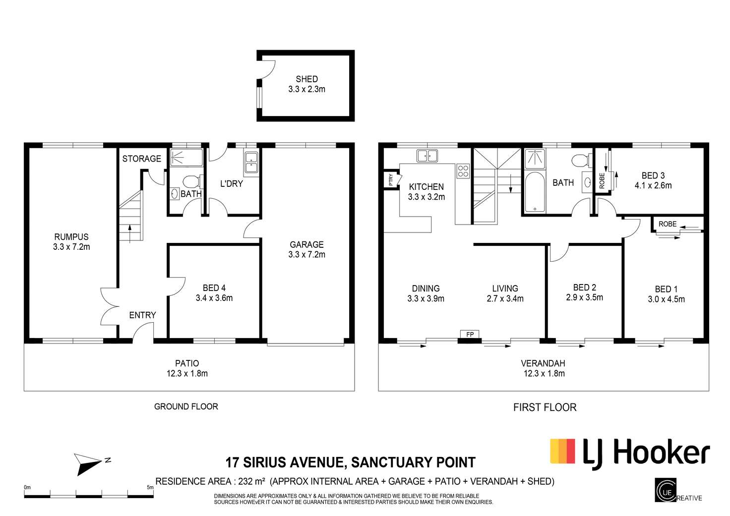 Floorplan of Homely house listing, 17 Sirius Avenue, Sanctuary Point NSW 2540