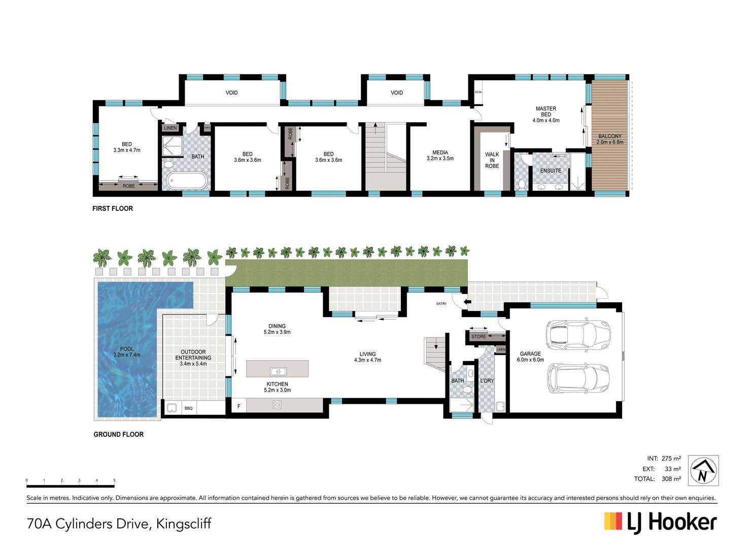 Floorplan of Homely house listing, 70a Cylinders Drive, Kingscliff NSW 2487