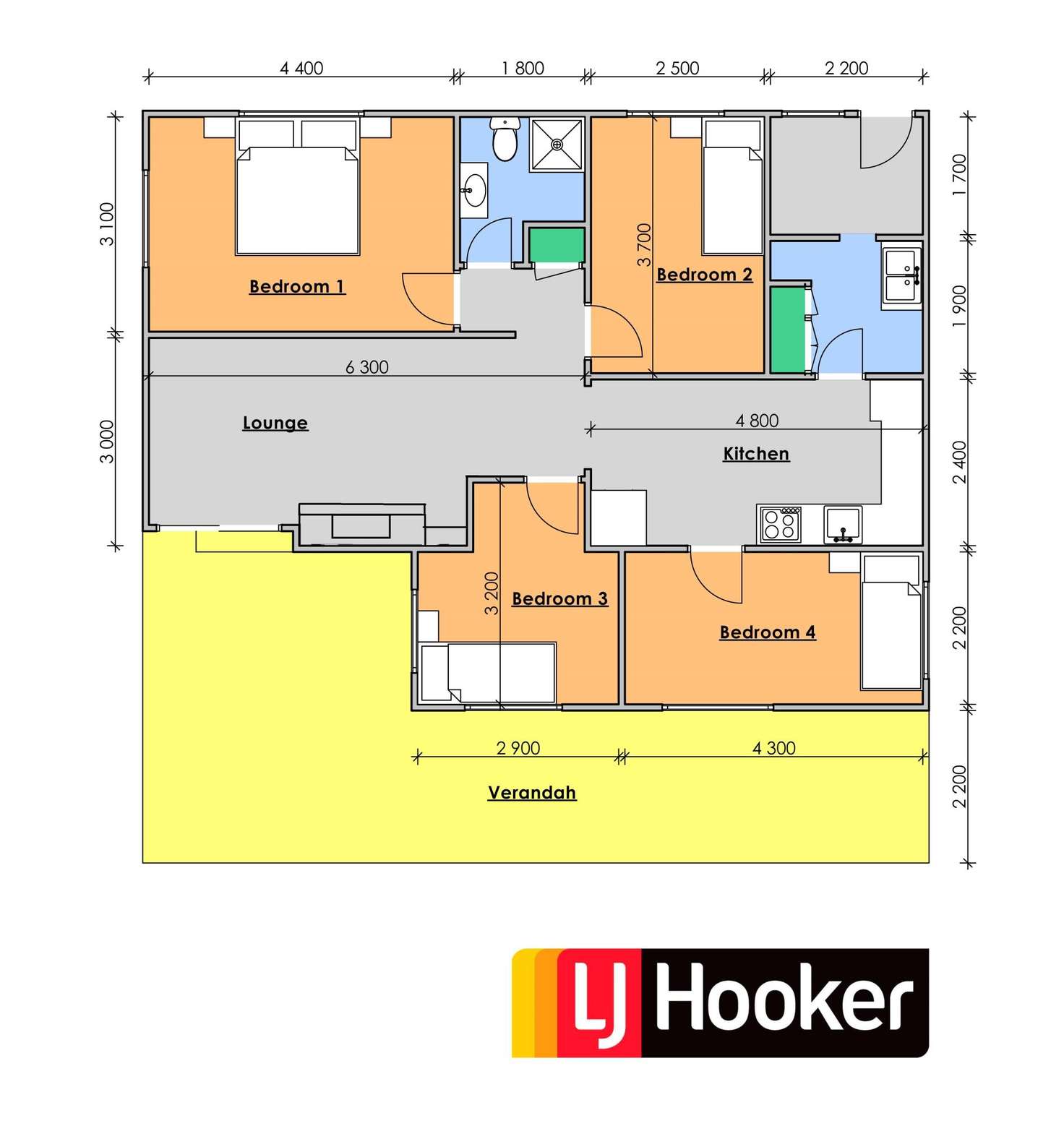 Floorplan of Homely house listing, 8 Keech Street, Wingham NSW 2429