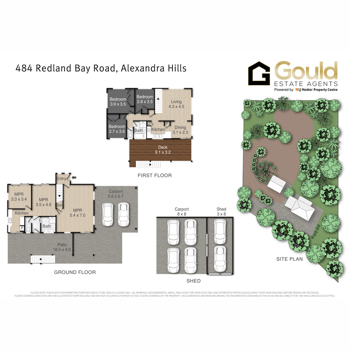 Floorplan of Homely house listing, 484 Redland Bay Road, Alexandra Hills QLD 4161