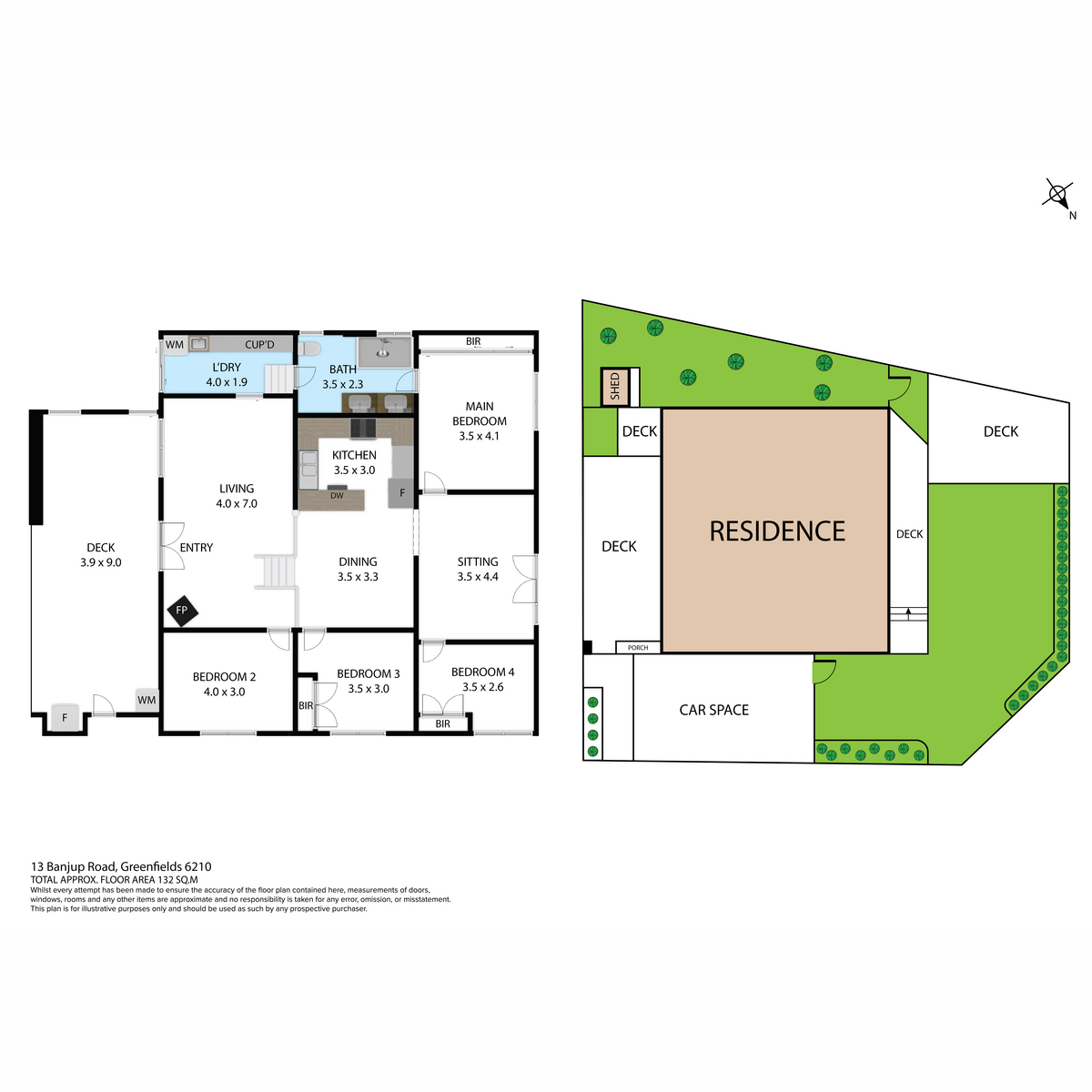 Floorplan of Homely house listing, 13 Banjup Road, Greenfields WA 6210