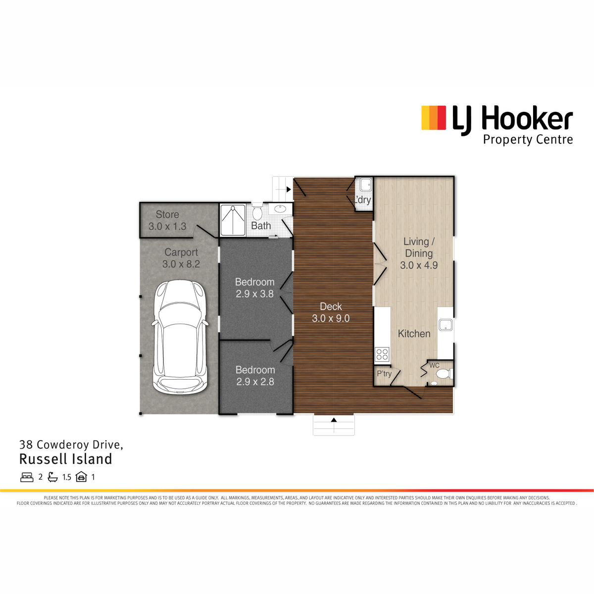 Floorplan of Homely house listing, 35 Cowderoy Drive, Russell Island QLD 4184