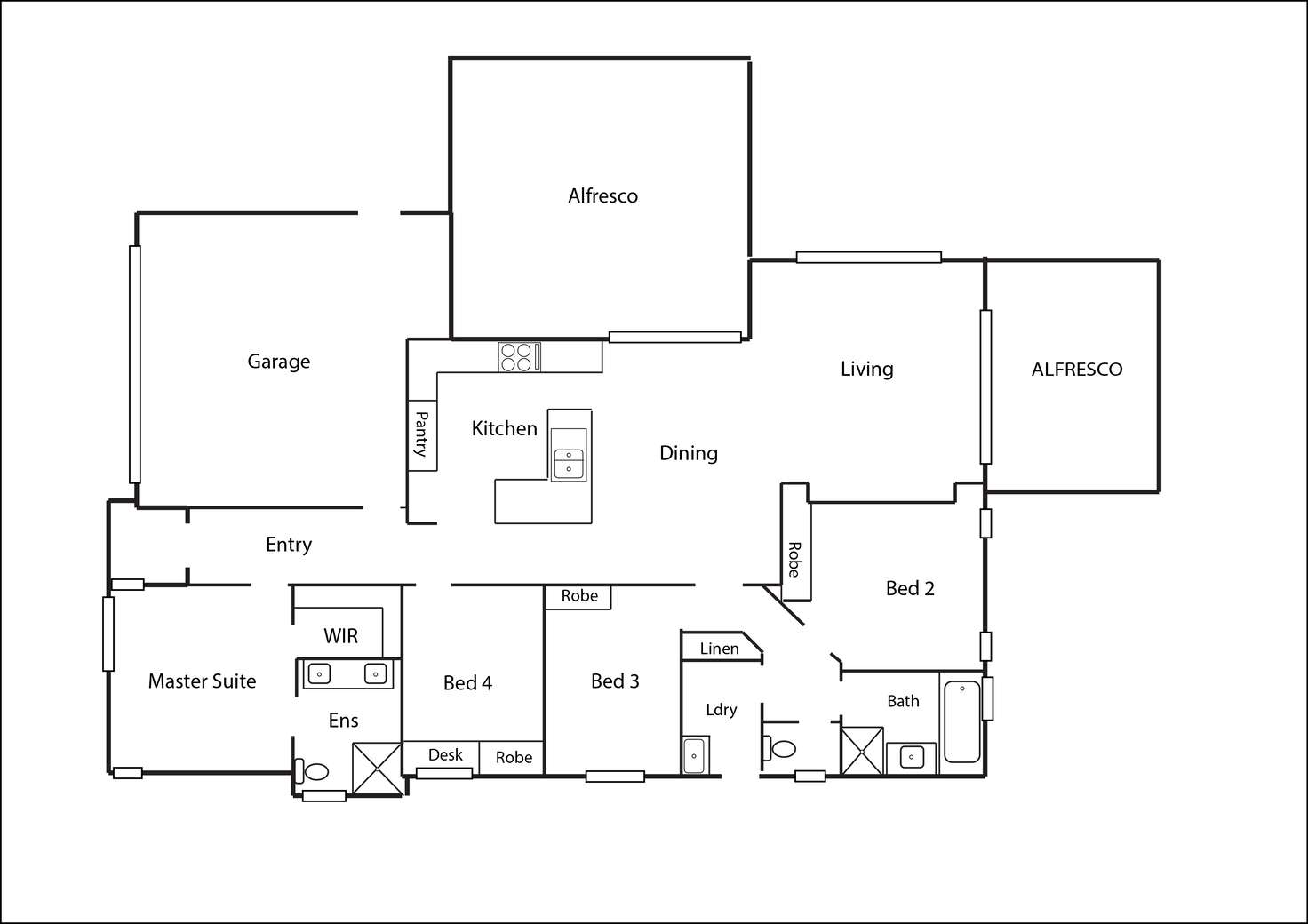 Floorplan of Homely house listing, 4 Daphne Place, Harrington NSW 2427