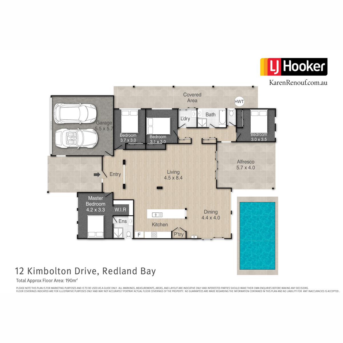 Floorplan of Homely house listing, 12 Kimbolton Drive, Redland Bay QLD 4165