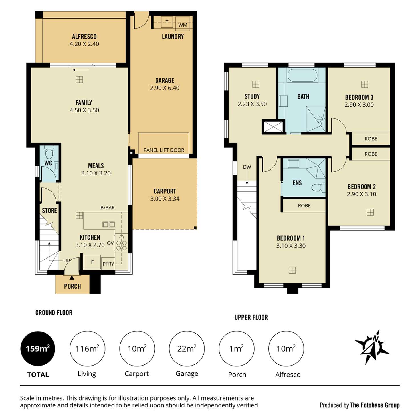 Floorplan of Homely townhouse listing, 5/18-20 Douglas Drive, Mawson Lakes SA 5095