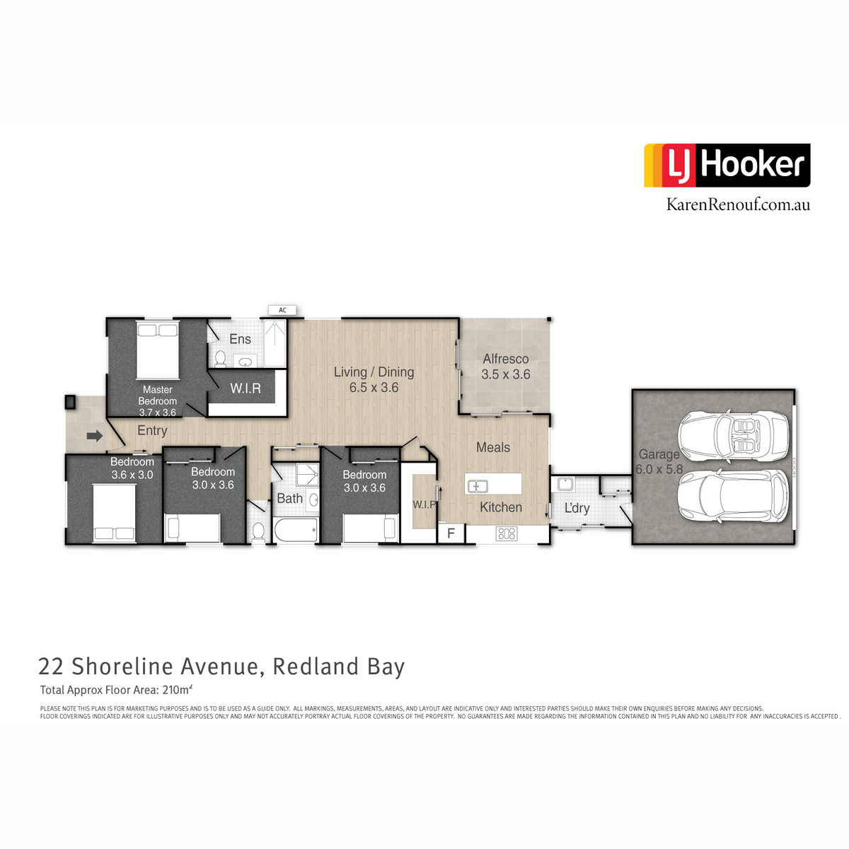 Floorplan of Homely house listing, 22 Shoreline Avenue, Redland Bay QLD 4165
