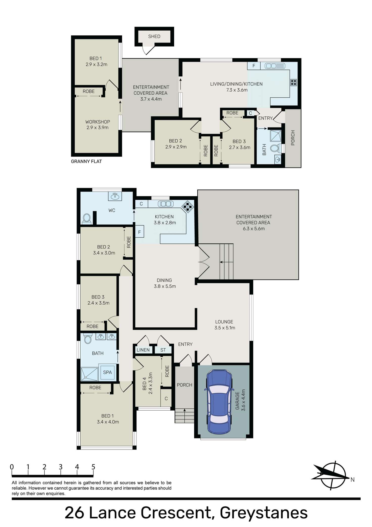 Floorplan of Homely house listing, 26 Lance Crescent, Greystanes NSW 2145