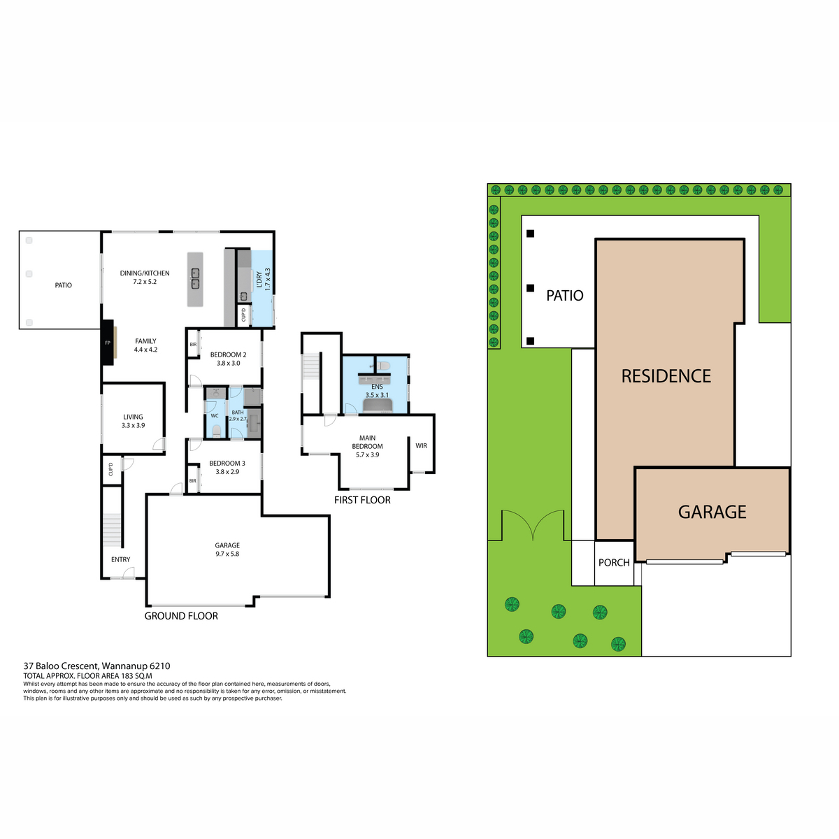 Floorplan of Homely house listing, 37 Baloo Crescent, Wannanup WA 6210