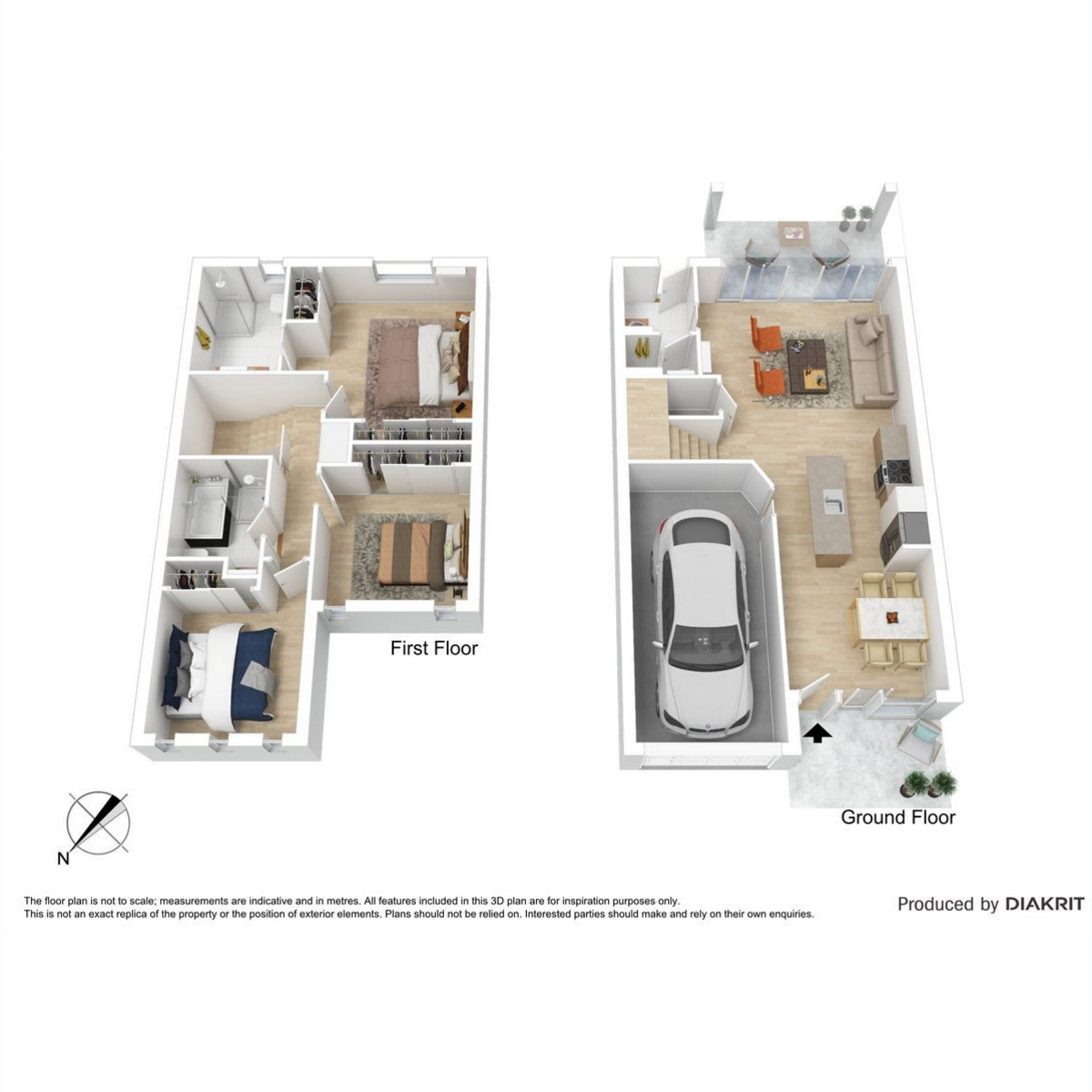 Floorplan of Homely townhouse listing, 27/15 Ashley Court, Kallangur QLD 4503