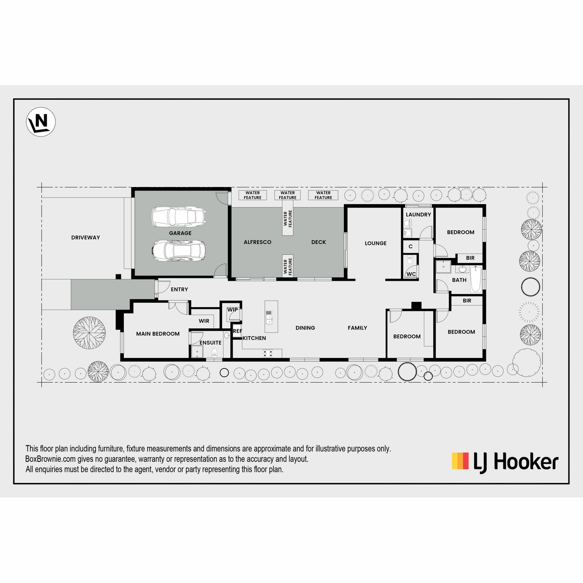 Floorplan of Homely house listing, 22 Miami Drive, Point Cook VIC 3030