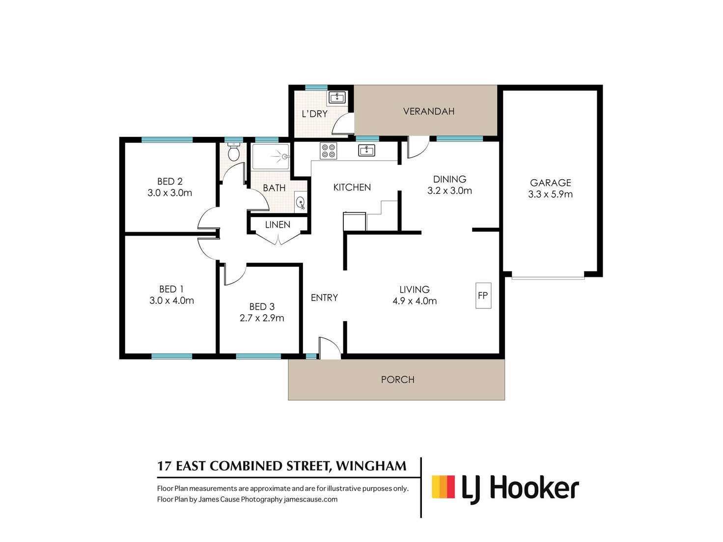 Floorplan of Homely house listing, 17 East Combined Street, Wingham NSW 2429