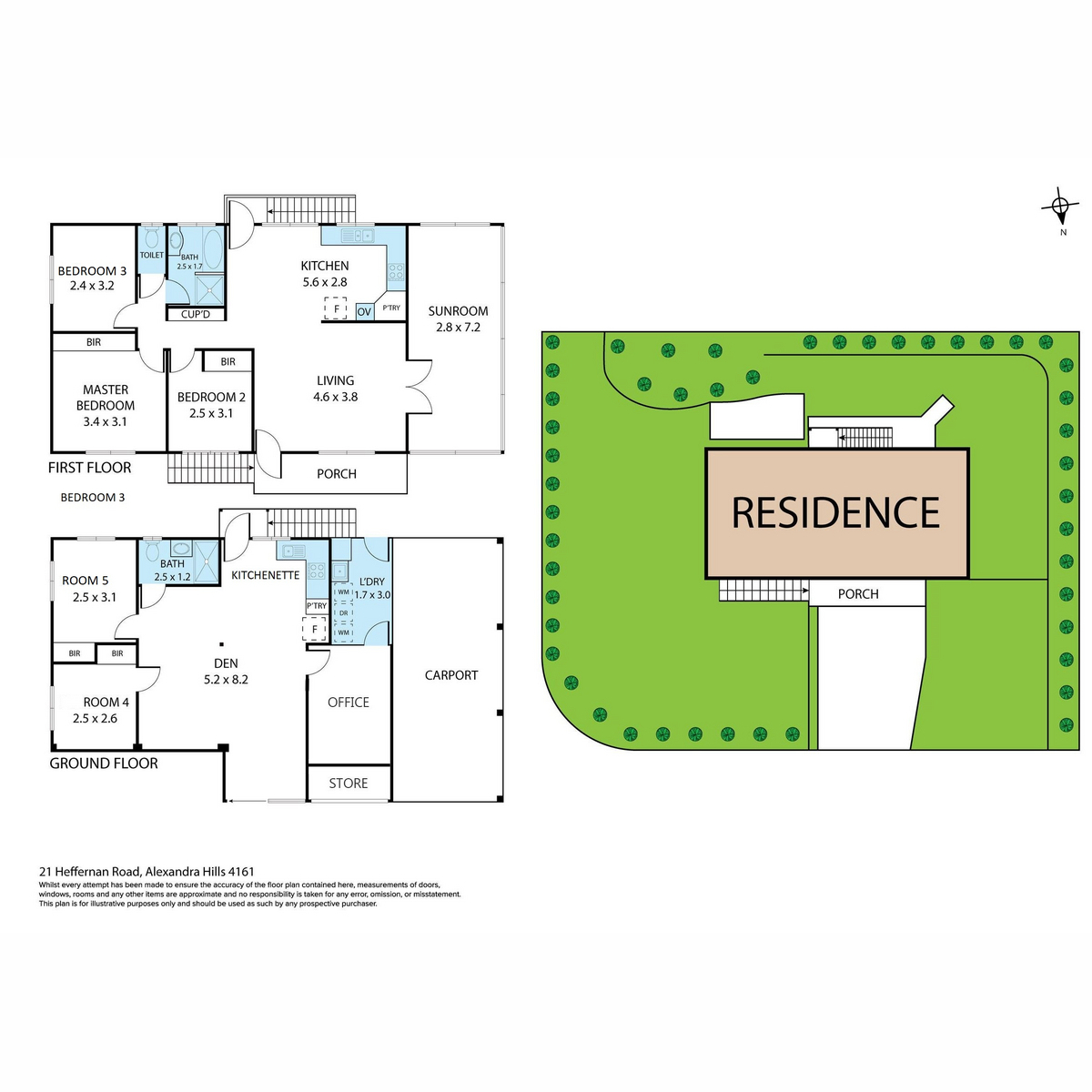 Floorplan of Homely house listing, 21 Heffernan Road, Alexandra Hills QLD 4161