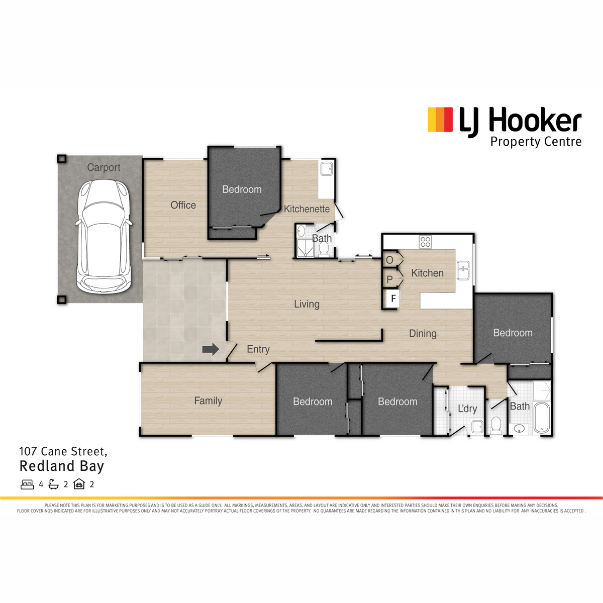 Floorplan of Homely house listing, 107 Cane Street, Redland Bay QLD 4165