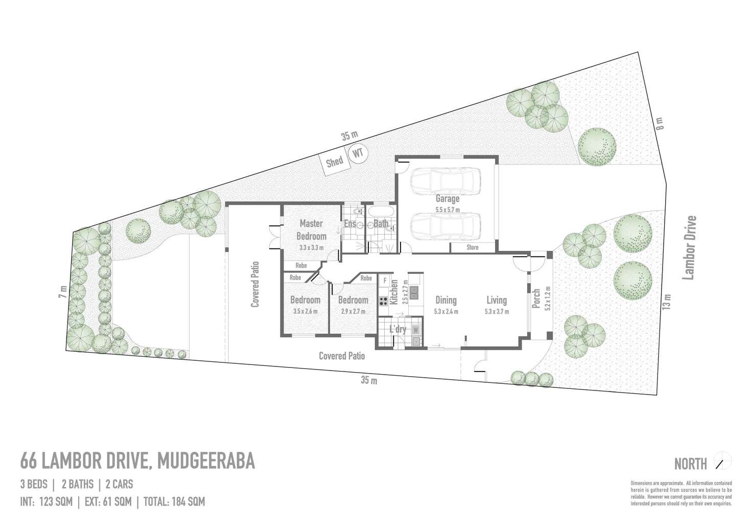 Floorplan of Homely house listing, 66 Lambor Drive, Mudgeeraba QLD 4213