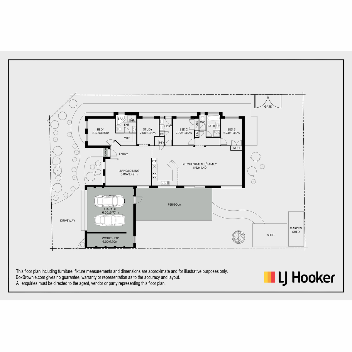 Floorplan of Homely house listing, 1 Trieste Way, Point Cook VIC 3030