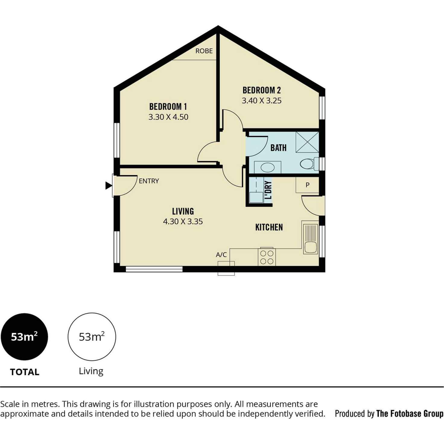 Floorplan of Homely unit listing, 5/1 Whinnen Street, St Agnes SA 5097