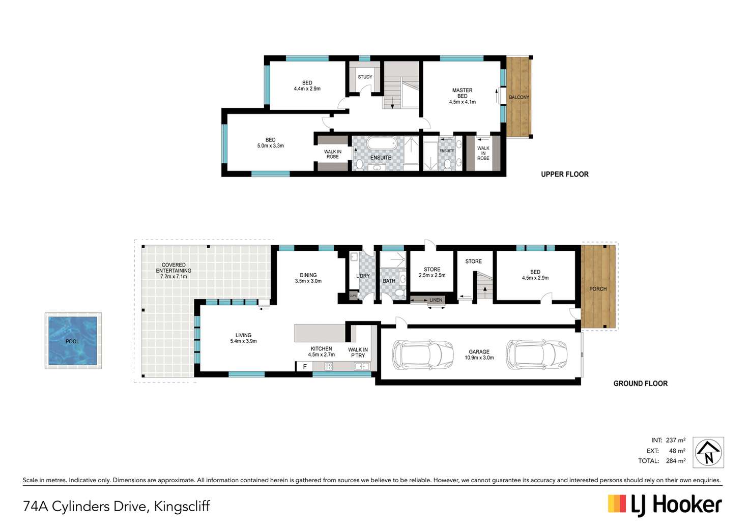 Floorplan of Homely house listing, 74a Cylinders Drive, Kingscliff NSW 2487