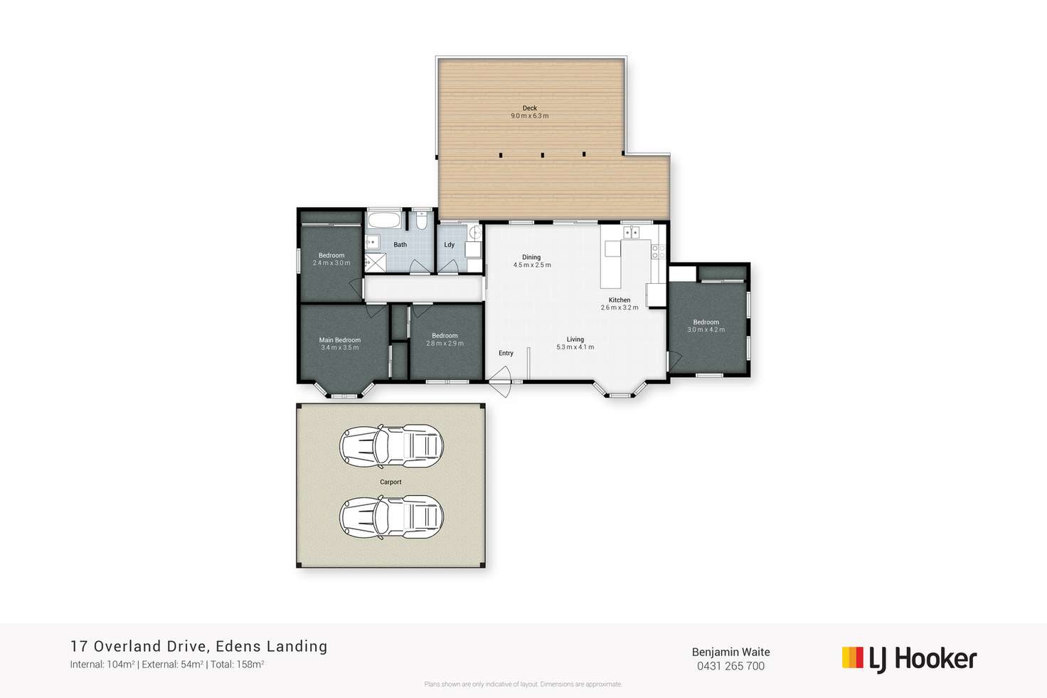 Floorplan of Homely house listing, 17 Overland Drive, Edens Landing QLD 4207