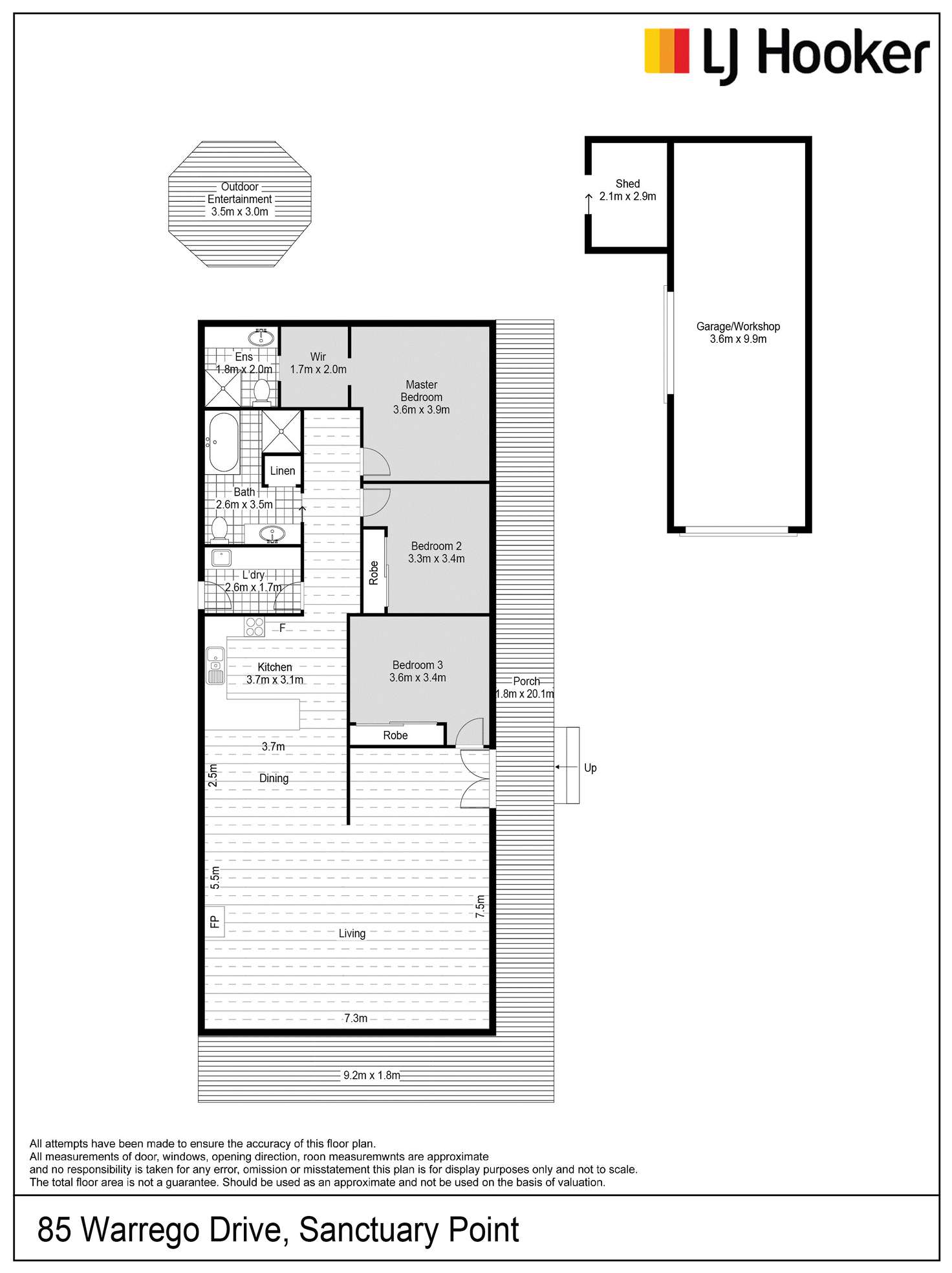 Floorplan of Homely house listing, 85 Warrego Drive, Sanctuary Point NSW 2540