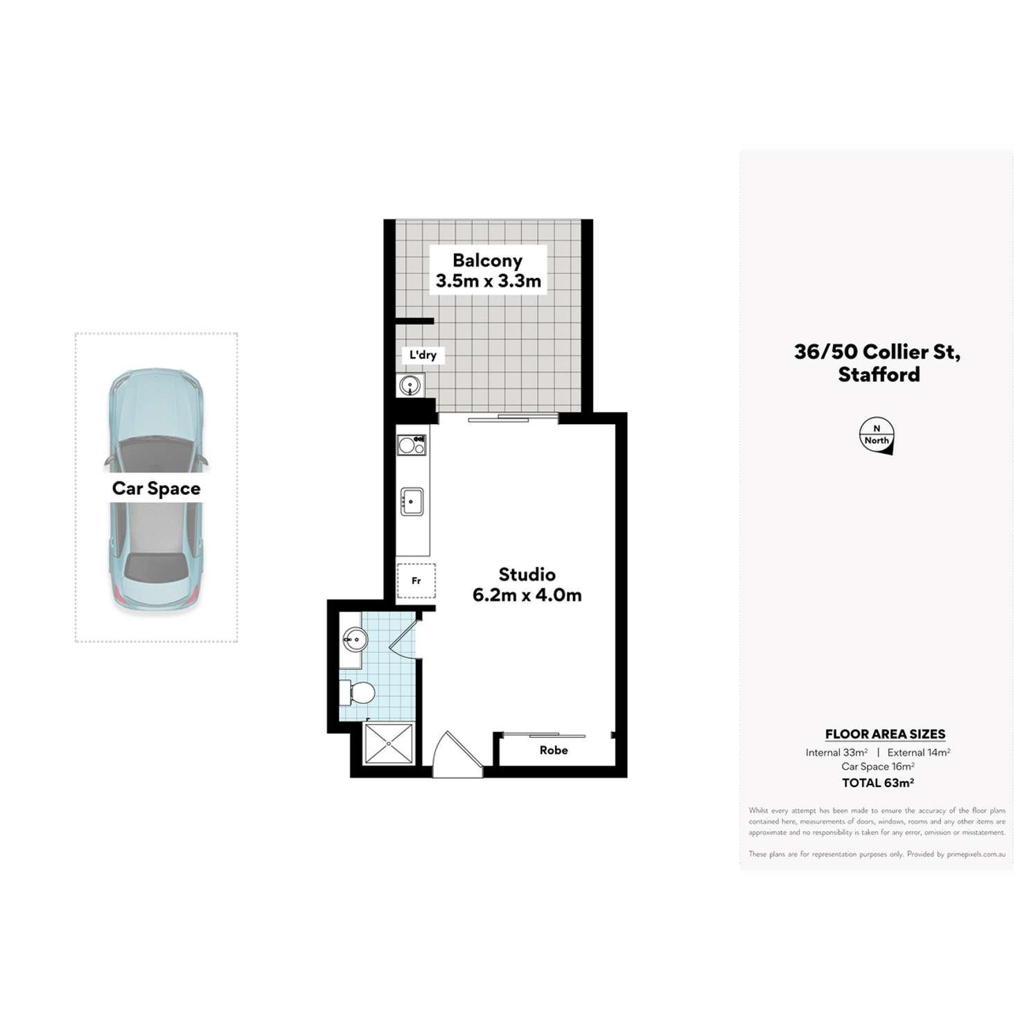 Floorplan of Homely unit listing, 36/50 Collier Street, Stafford QLD 4053
