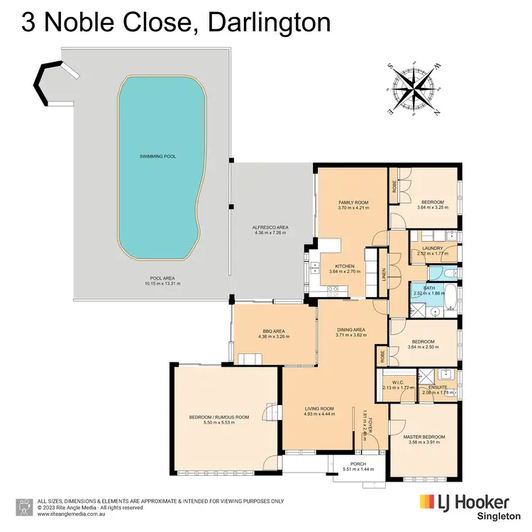 Floorplan of Homely house listing, 3 Noble Close, Singleton NSW 2330