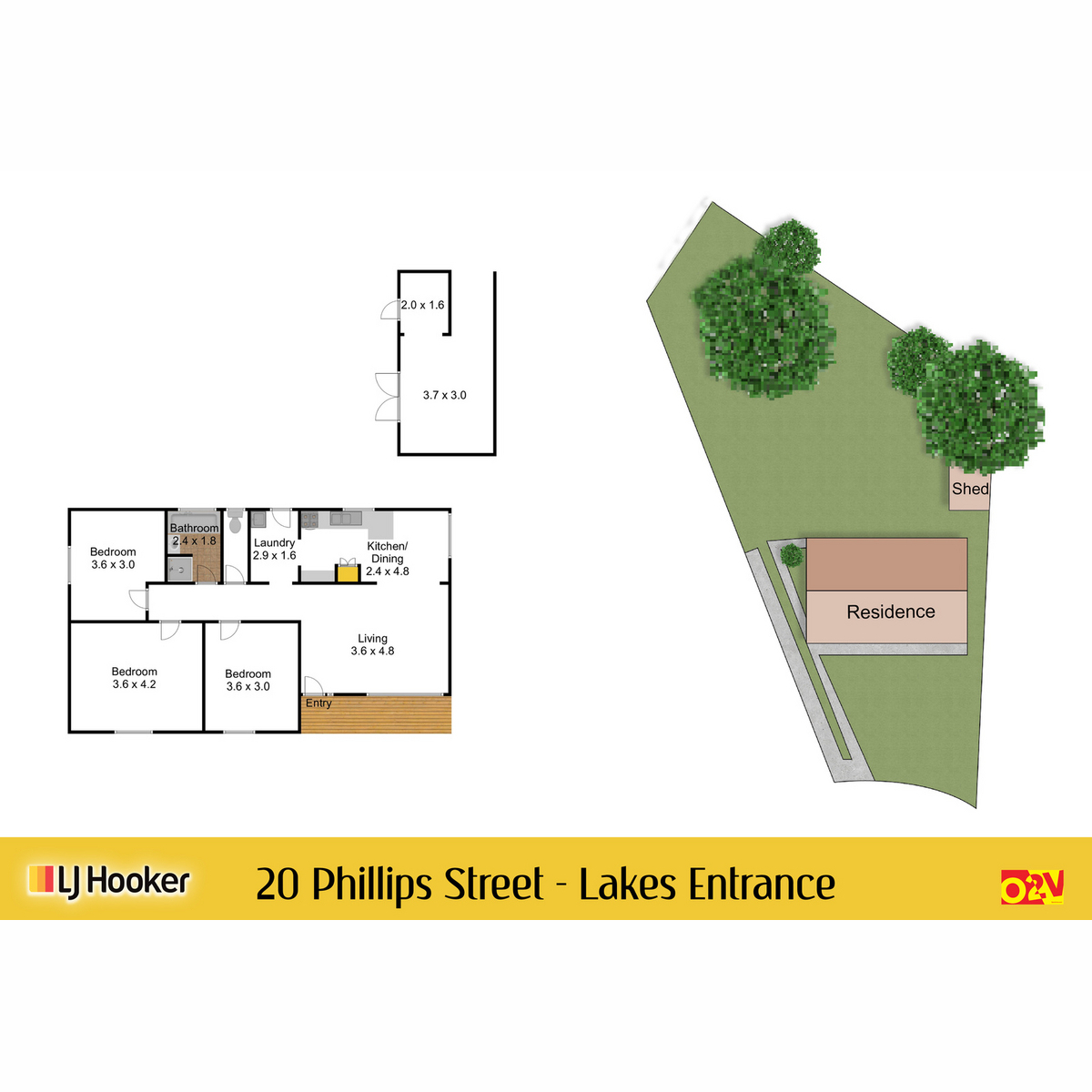 Floorplan of Homely house listing, 20 Phillips Street, Lakes Entrance VIC 3909
