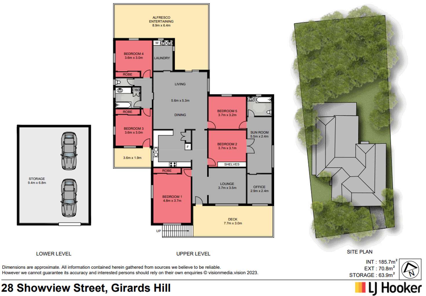 Floorplan of Homely house listing, 28 Showview Street, Girards Hill NSW 2480