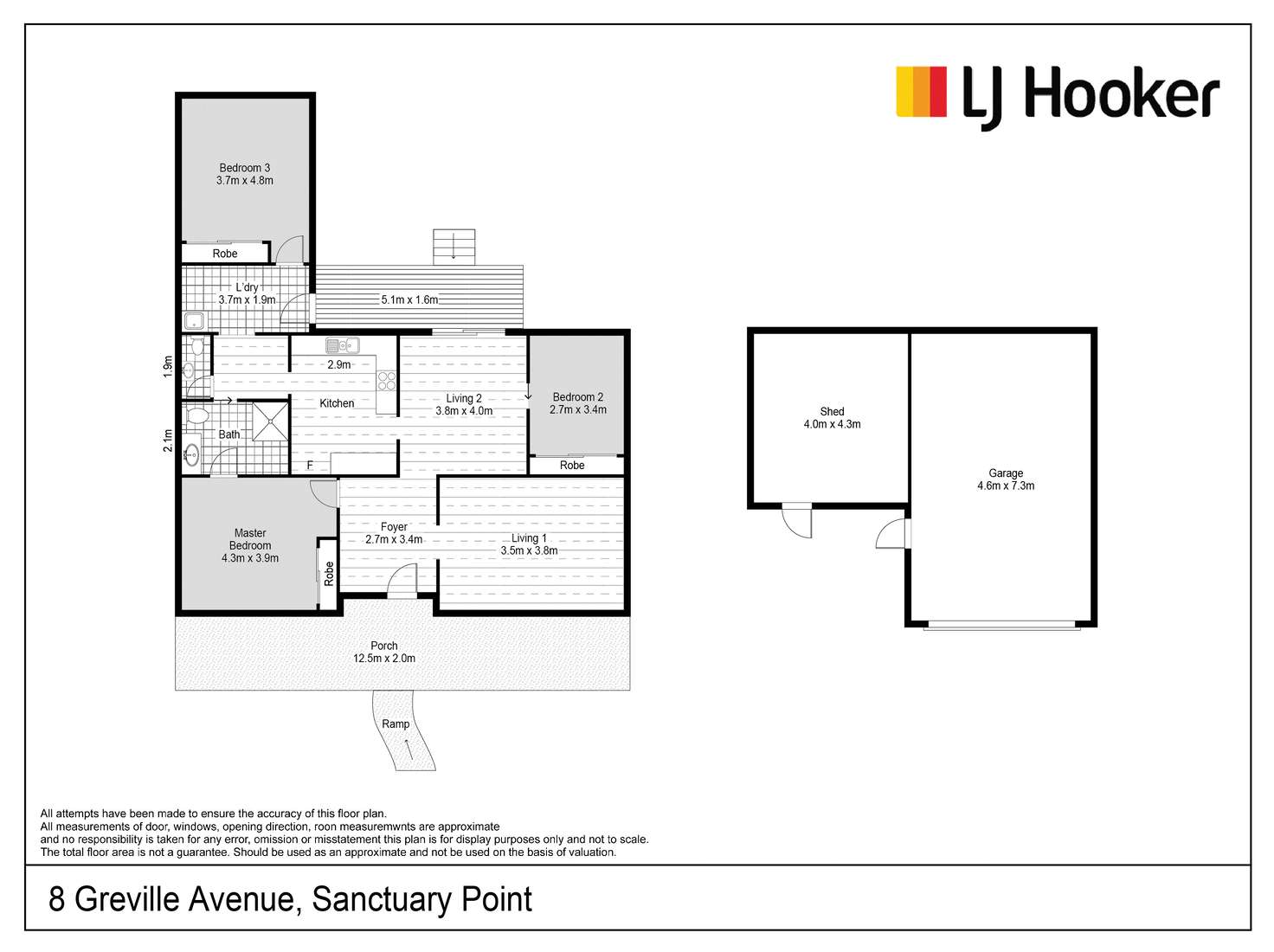 Floorplan of Homely house listing, 8 Greville Avenue, Sanctuary Point NSW 2540