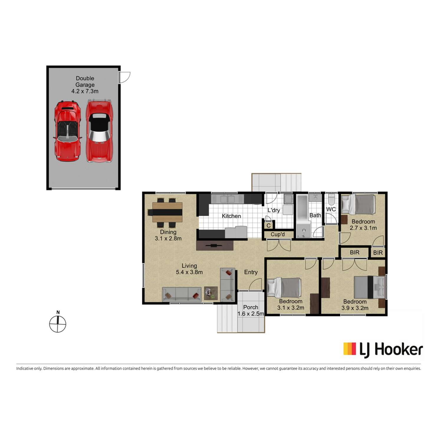 Floorplan of Homely house listing, 15 Pandanus Street, Fisher ACT 2611