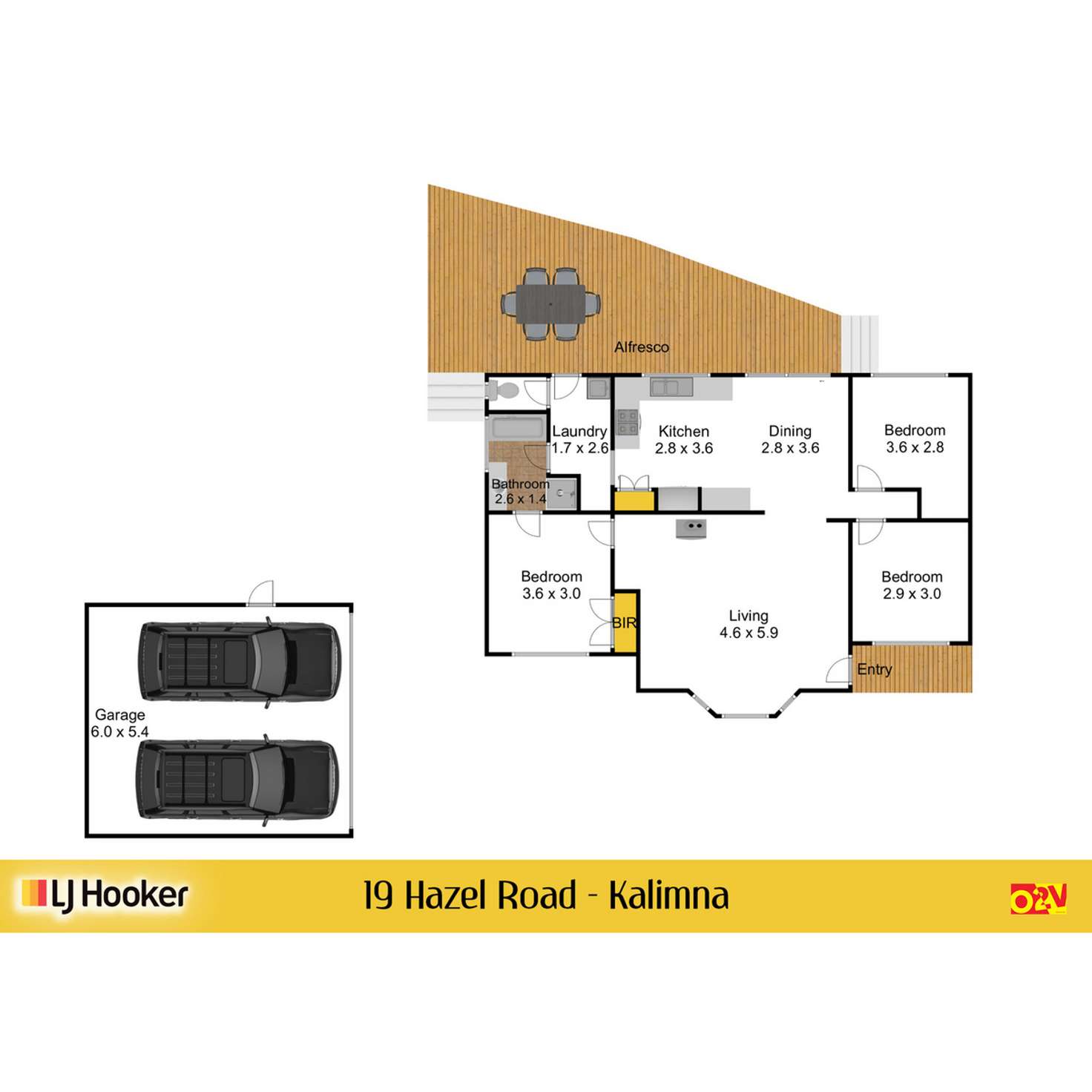Floorplan of Homely house listing, 19 Hazel Road, Kalimna VIC 3909