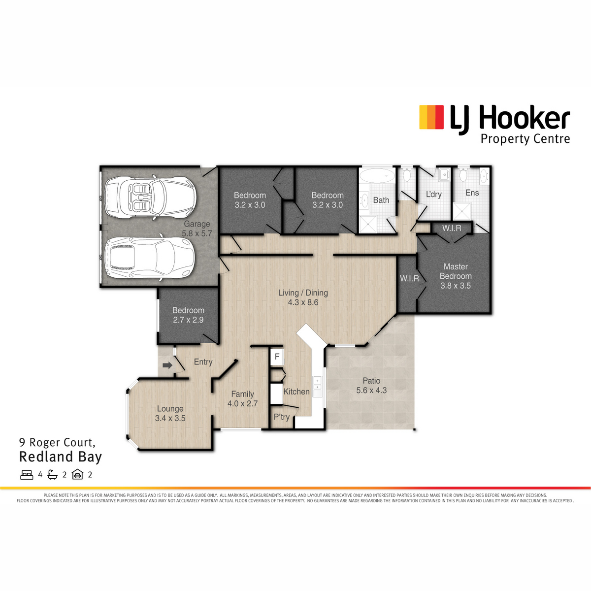 Floorplan of Homely house listing, 9 Roger Court, Redland Bay QLD 4165