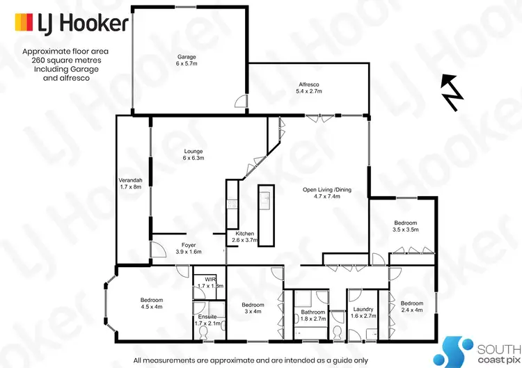 Floorplan of Homely house listing, 45 Yarrabee Drive, Catalina NSW 2536