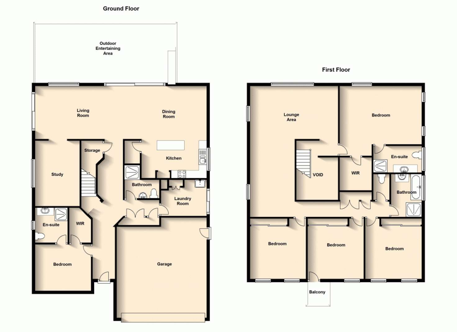 Floorplan of Homely house listing, 7 Holland Place, Carindale QLD 4152
