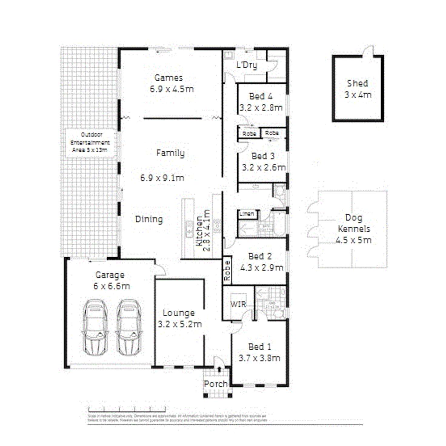 Floorplan of Homely house listing, 6 Oliveto Court, Angle Vale SA 5117