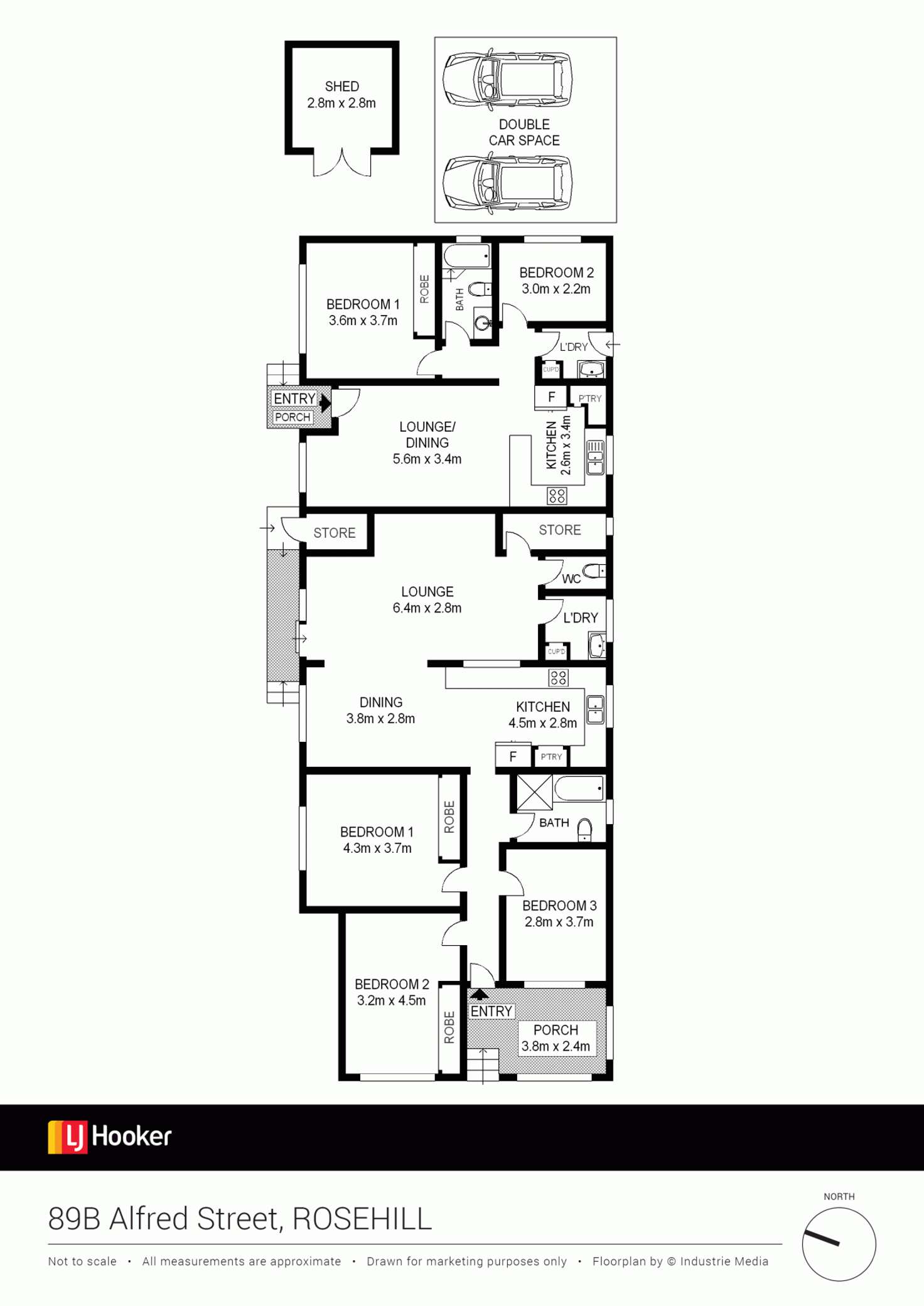 Floorplan of Homely house listing, 89b Alfred Street, Rosehill NSW 2142