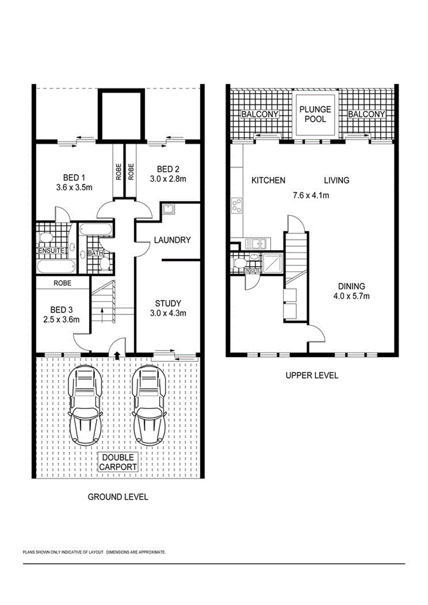 Floorplan of Homely townhouse listing, 2/1 Burnett Place, Larrakeyah NT 820