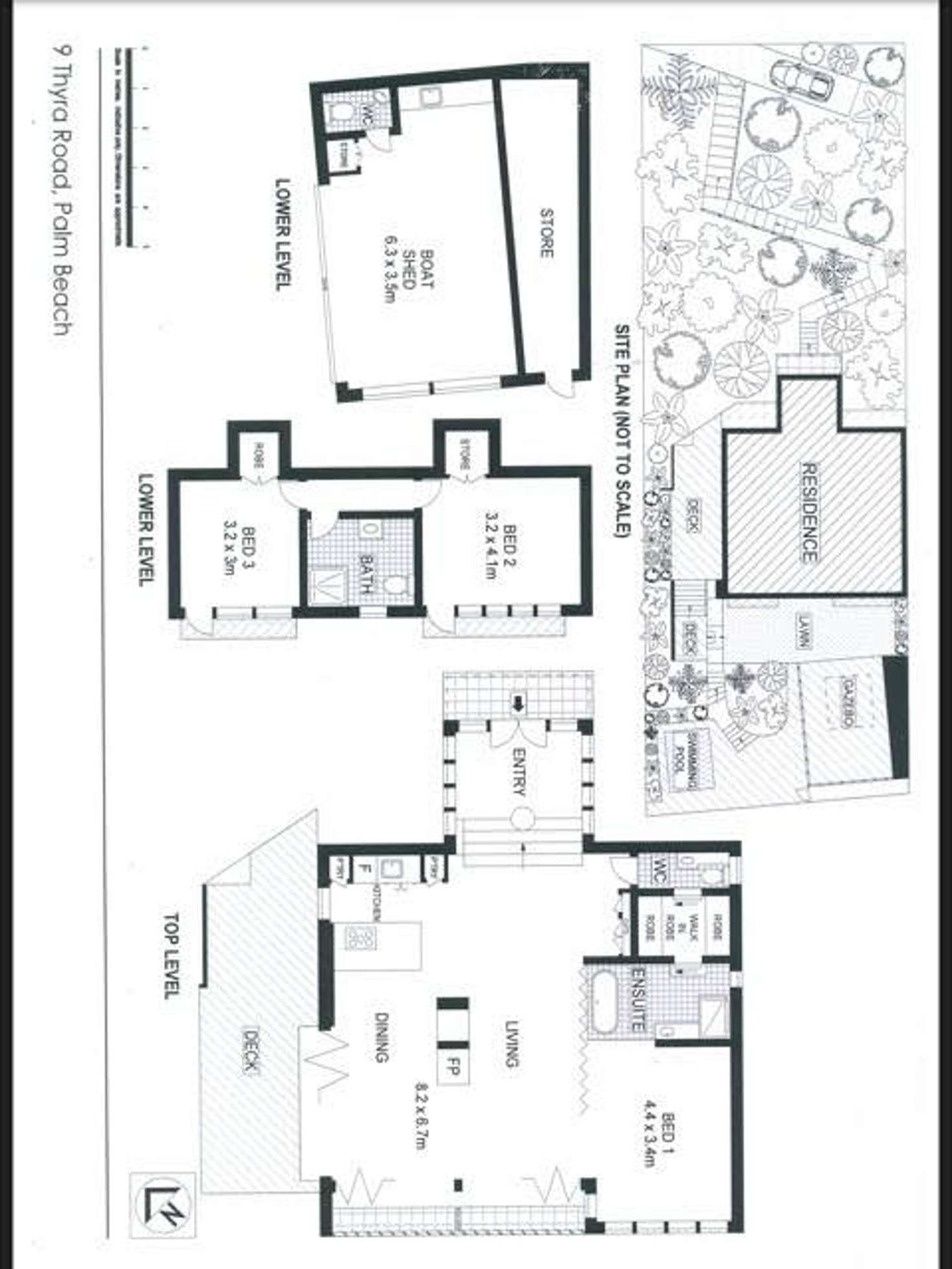 Floorplan of Homely house listing, 9 Thyra Road, Palm Beach NSW 2108