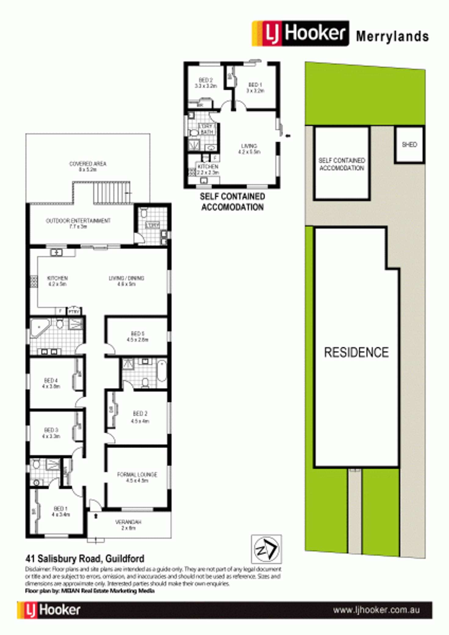 Floorplan of Homely house listing, 41 Salisbury Rd, Guildford NSW 2161