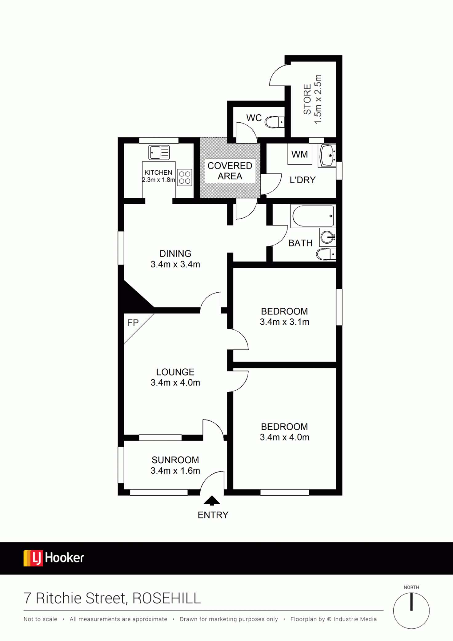 Floorplan of Homely house listing, 7 Ritchie Street, Rosehill NSW 2142