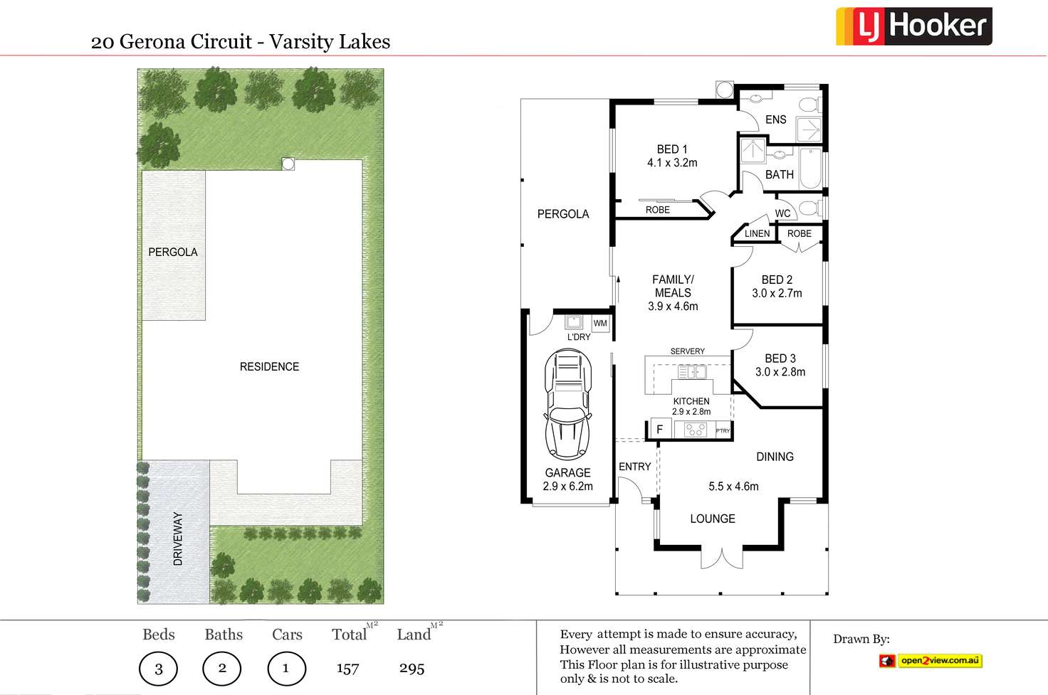 Floorplan of Homely house listing, 20 Gerona Circuit, Varsity Lakes QLD 4227