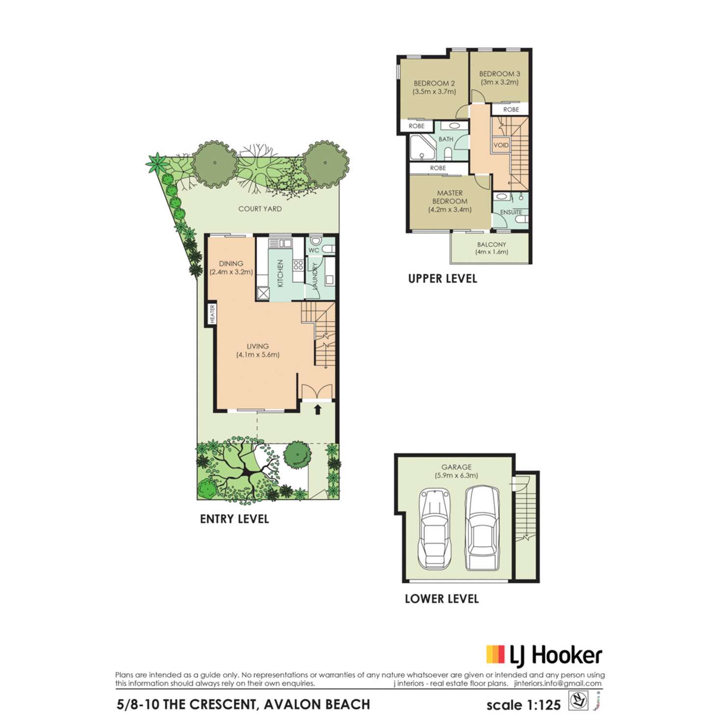 Floorplan of Homely townhouse listing, 5/8-10 The Crescent, Avalon NSW 2107