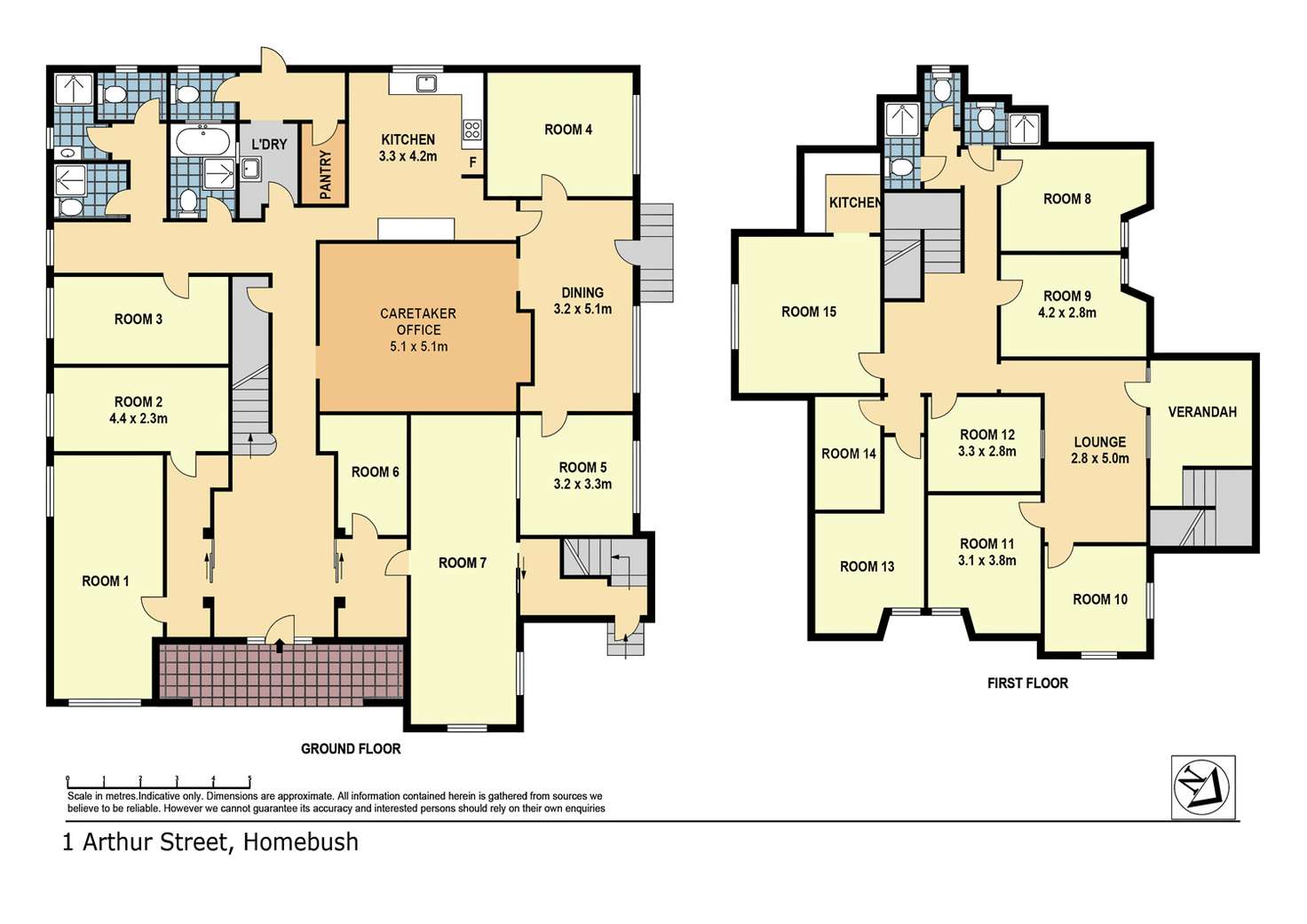 Floorplan of Homely house listing, 1 Arthur Street, Homebush NSW 2140