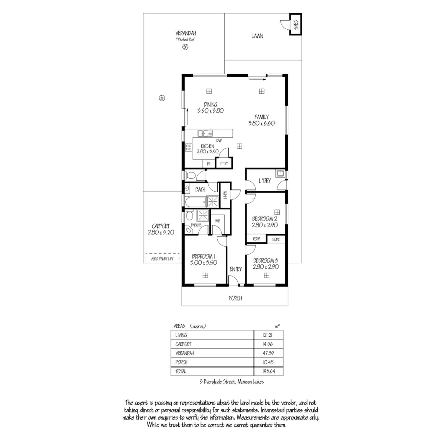 Floorplan of Homely house listing, 5 Everglade Street, Mawson Lakes SA 5095