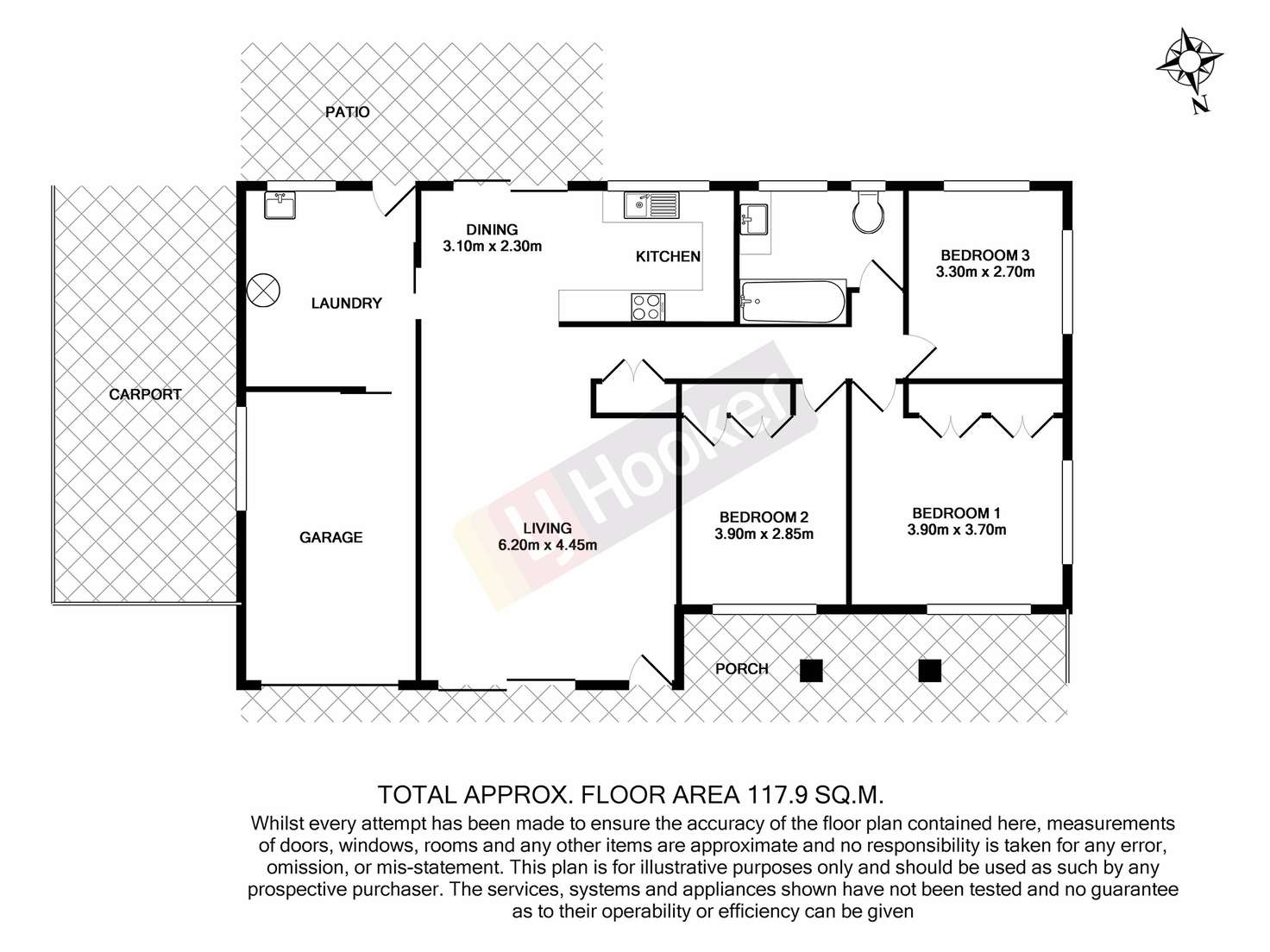 Floorplan of Homely house listing, 8 Corkwood St, Algester QLD 4115