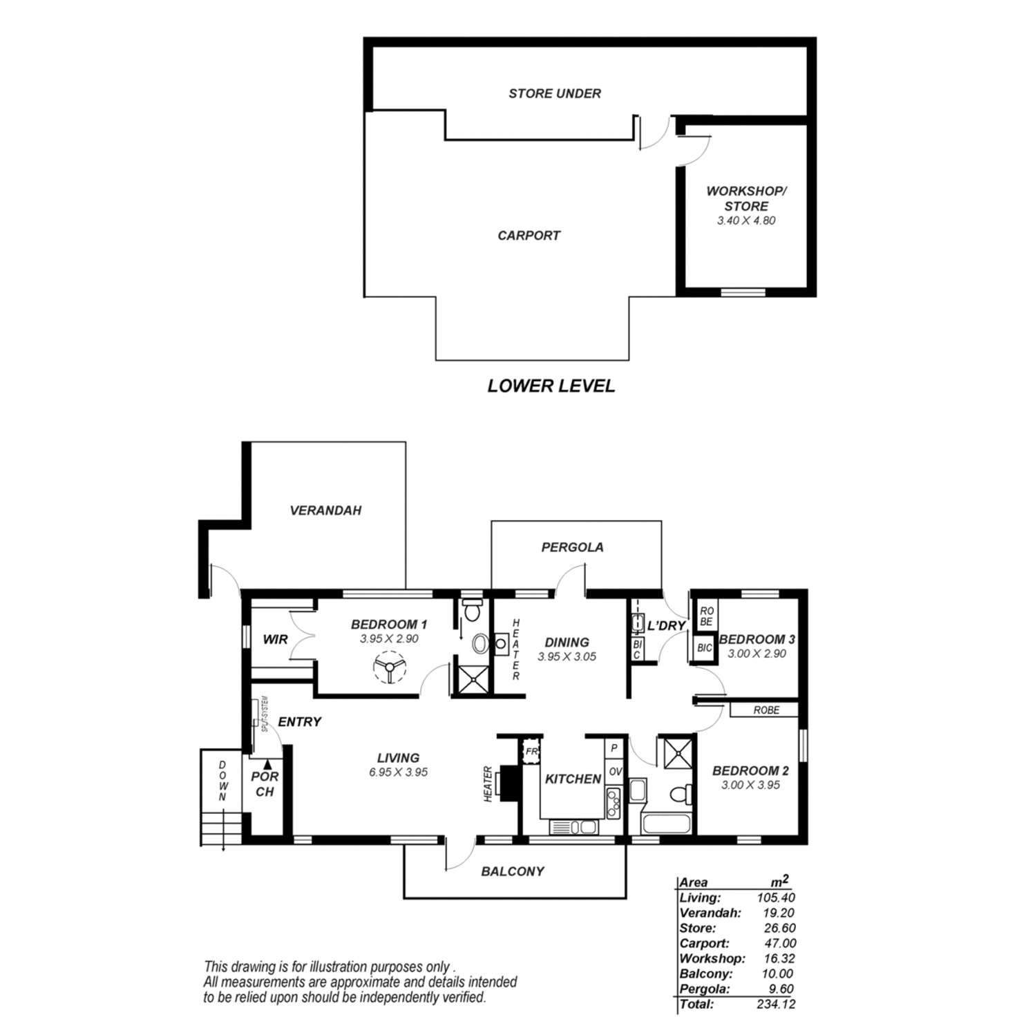 Floorplan of Homely house listing, 5 Crown Road, Highbury SA 5089